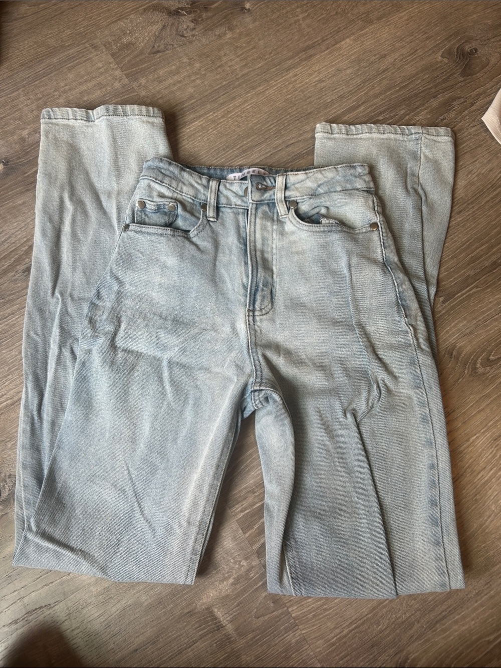Tinseltown Pale Blue Straight Jeans